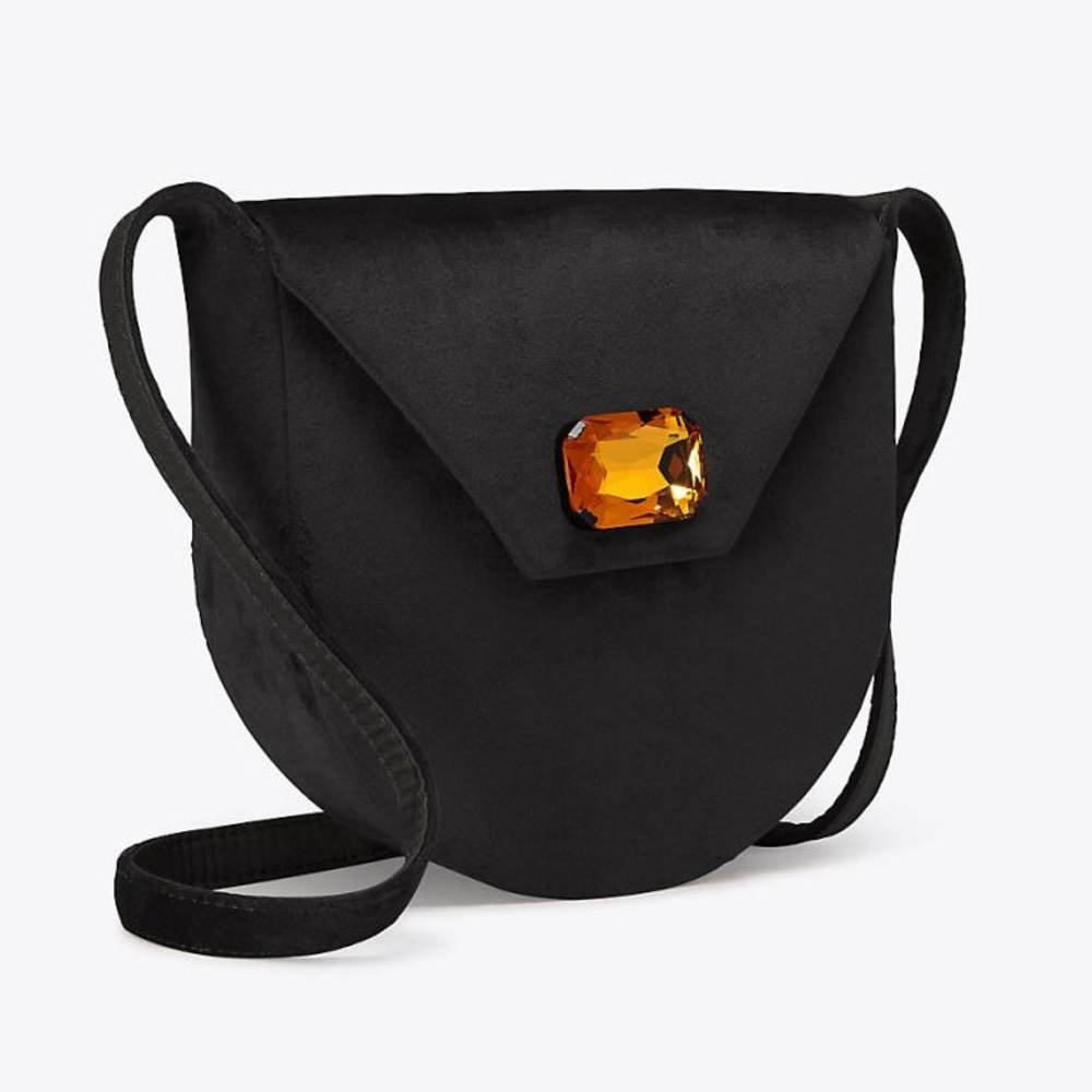 🌸 Tory Burch Velvet Jewel Shoulder Bag 🌸